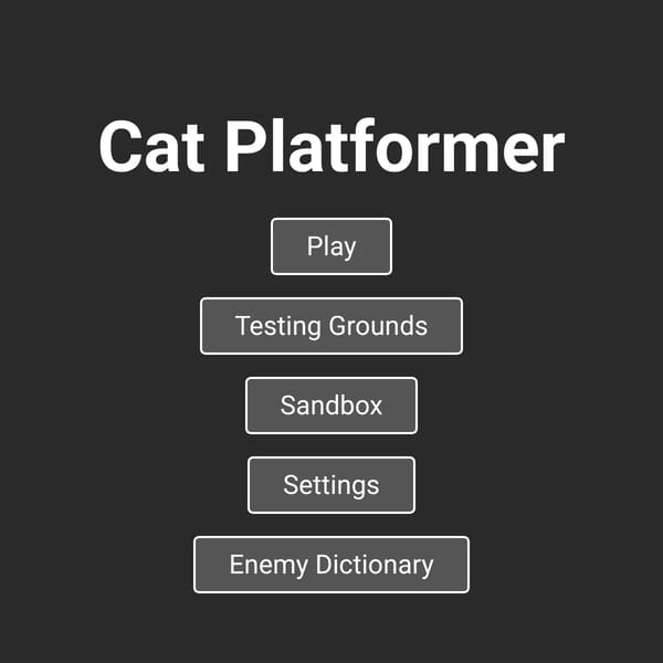 Cat Platformer