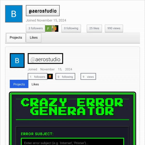 User Profile Page