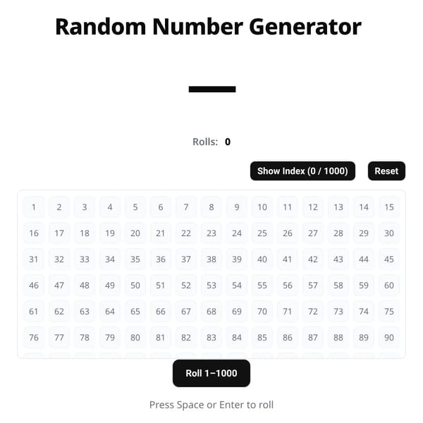 Random Number Generator