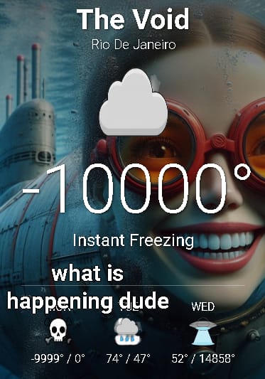 Funny Weather Photo Generator