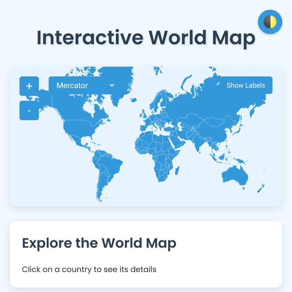 Interactive World Map