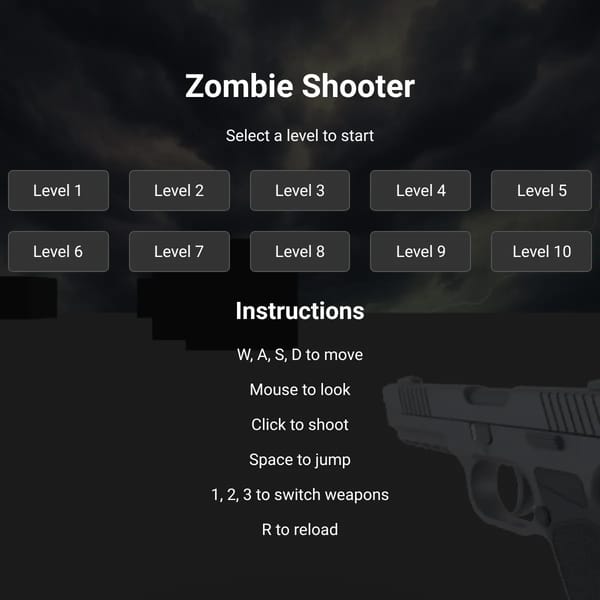3D Zombie Game