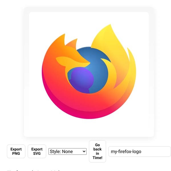 Firefox-style Logo Maker
