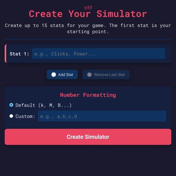 Custom Button Simulator Creator