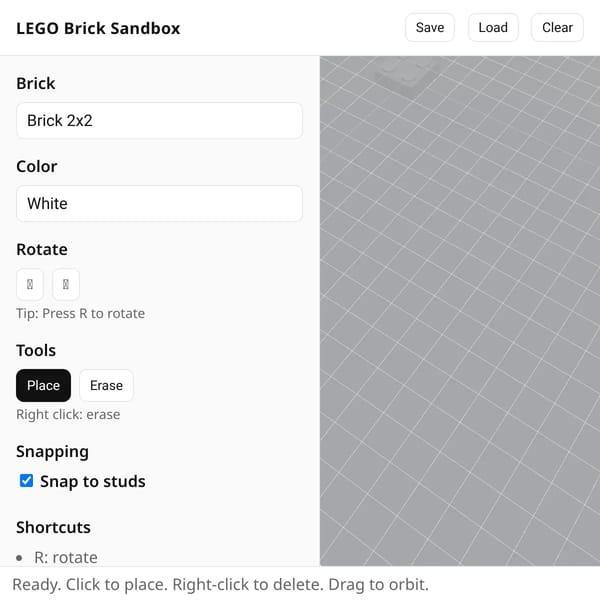 LEGO Brick Sandbox