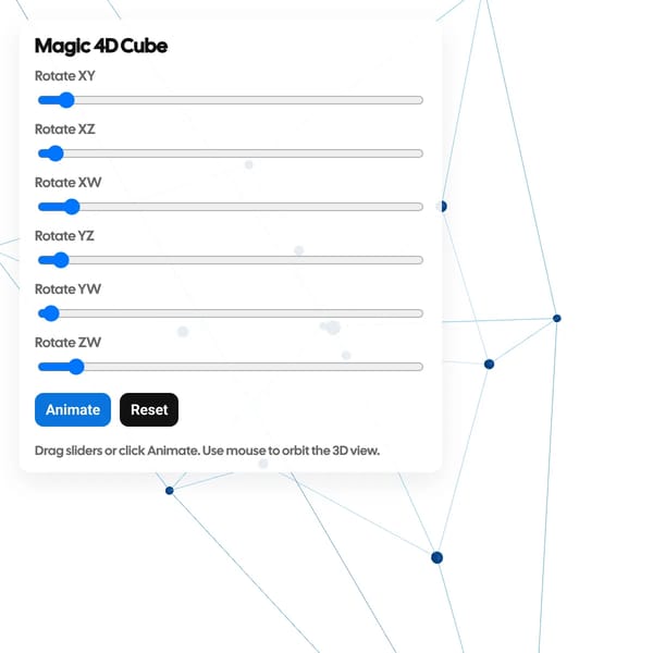 Magic 4D Cube