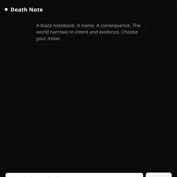 Death note chat