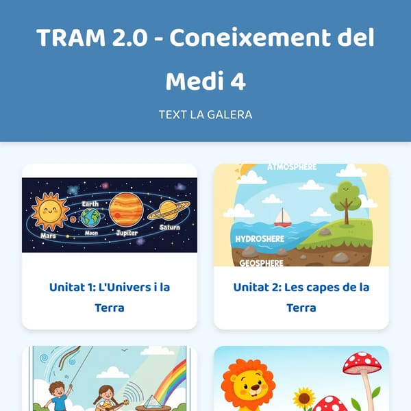 TRAM 2.0 - Coneixement del Medi 4