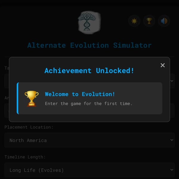 Alternate Evolution Simulator