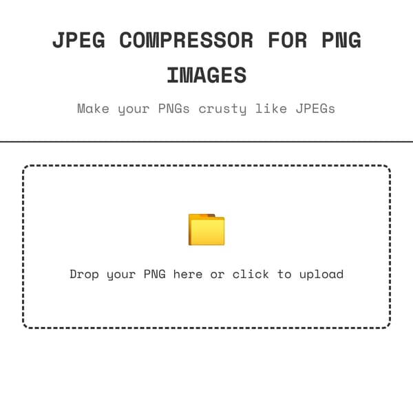 JPEG COMPRESSOR FOR PNG IMAGES