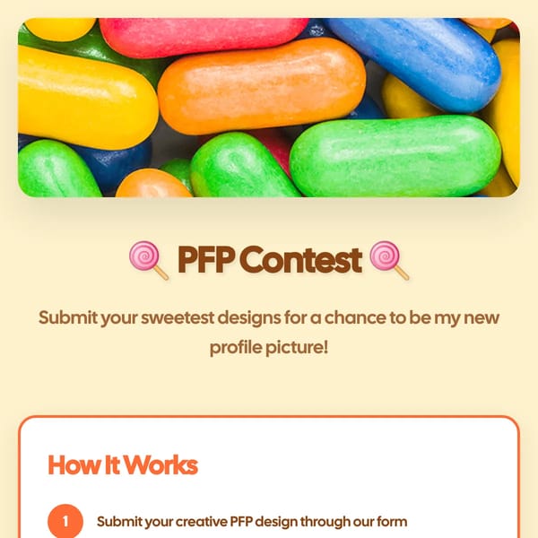 🍭 PFP Contest 🍭