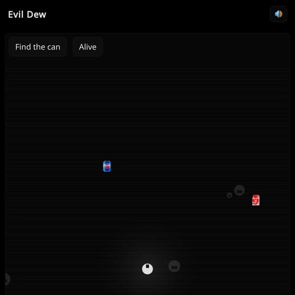 Evil Dew — a horror microgame