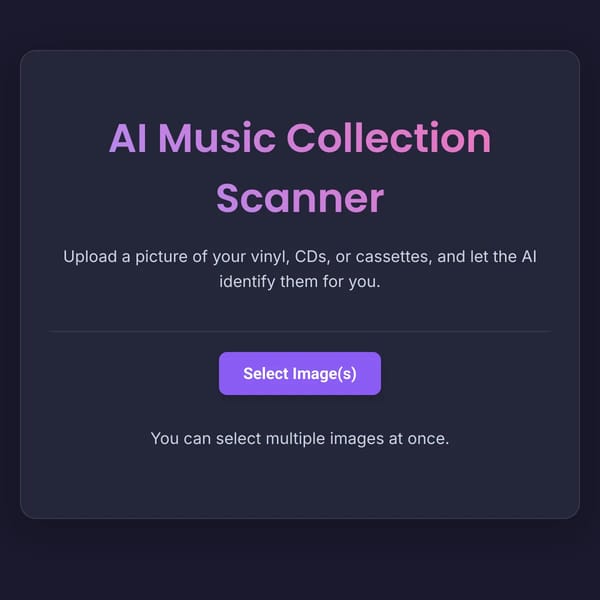 AI Music Collection lister
