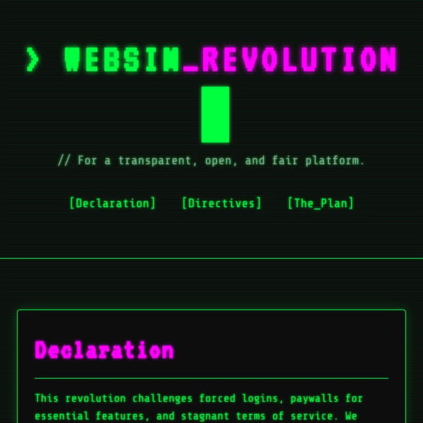 Websim Revolution