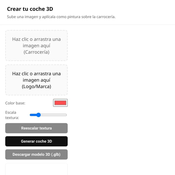 Constructor 3D de coches cesqui