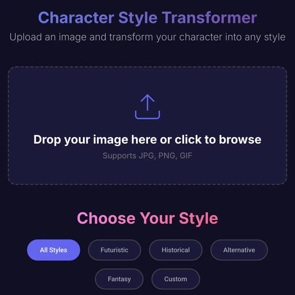Character Style Transformer