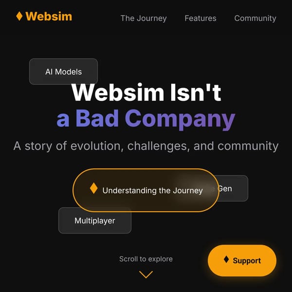 Websim is not so bad of a company