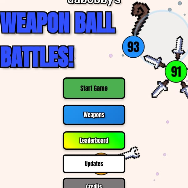 Weapon Ball Battles!