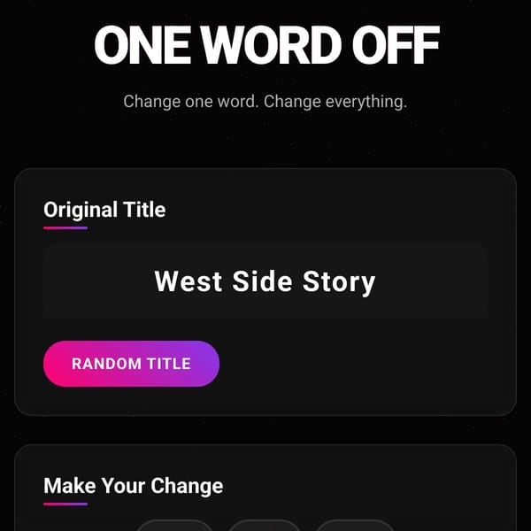 One Word Off - AI Story Reimaginer