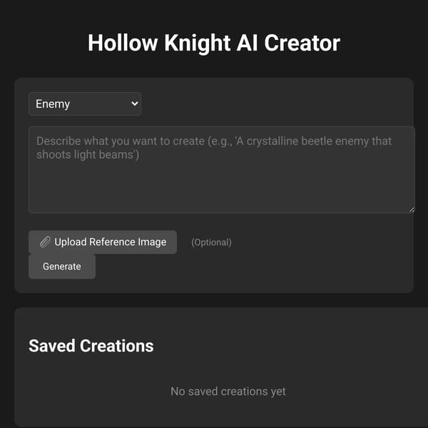 Hollow Knight AI Creator