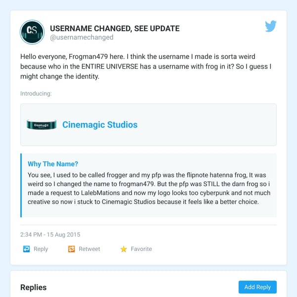Cinemagic Studios - Identity Update