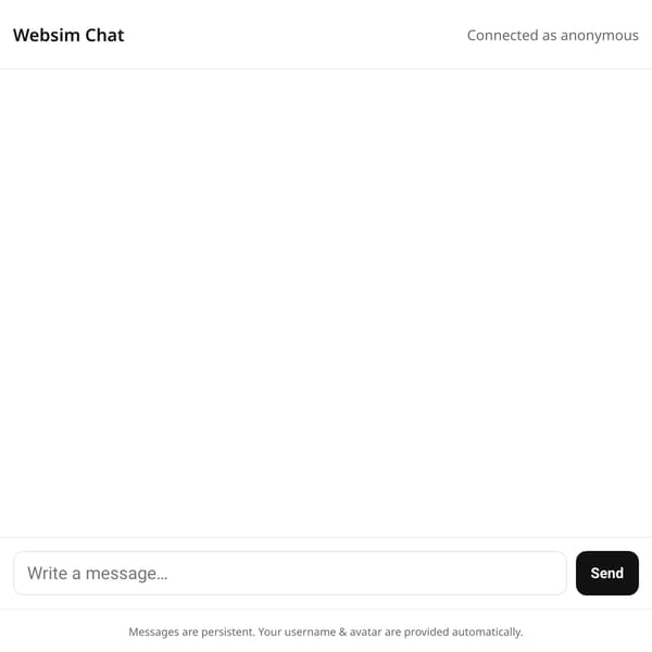 Websim Chat