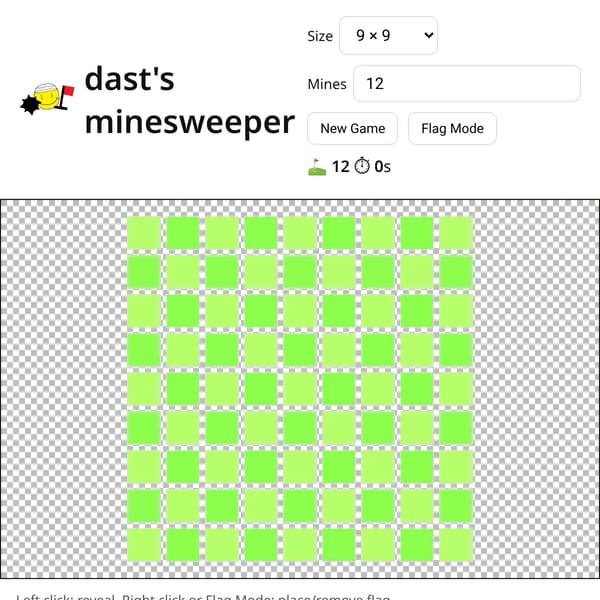 dast's Minesweeper (5k shard competition event)