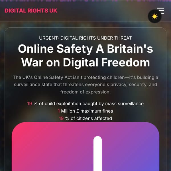 The UK Online Safety Act: A Dangerous Farce