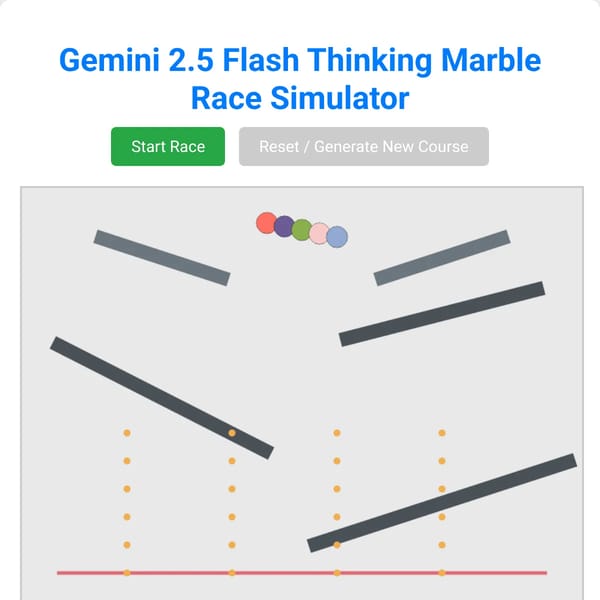 Marble Race Simulator