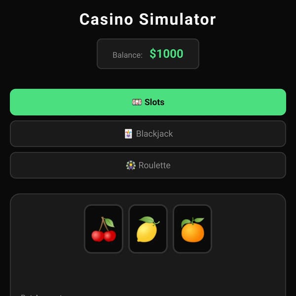 Casino Simulator