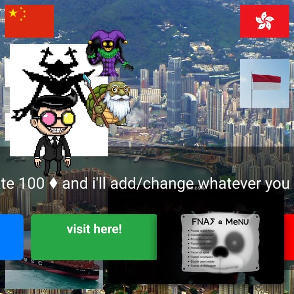 100 ♦ and ill add anything u request