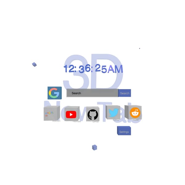 3D New Tab