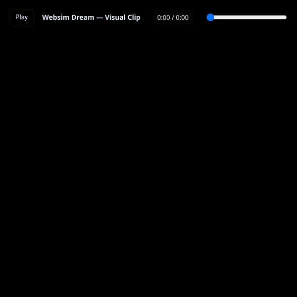 Websim Dream — Visualizer