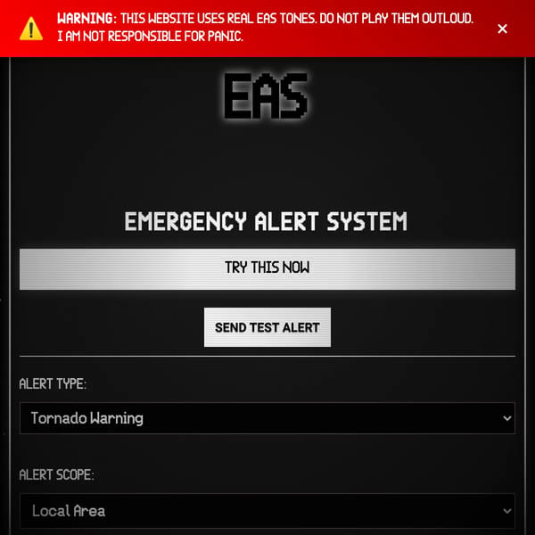 Emergency Alert System (EAS) Generator
