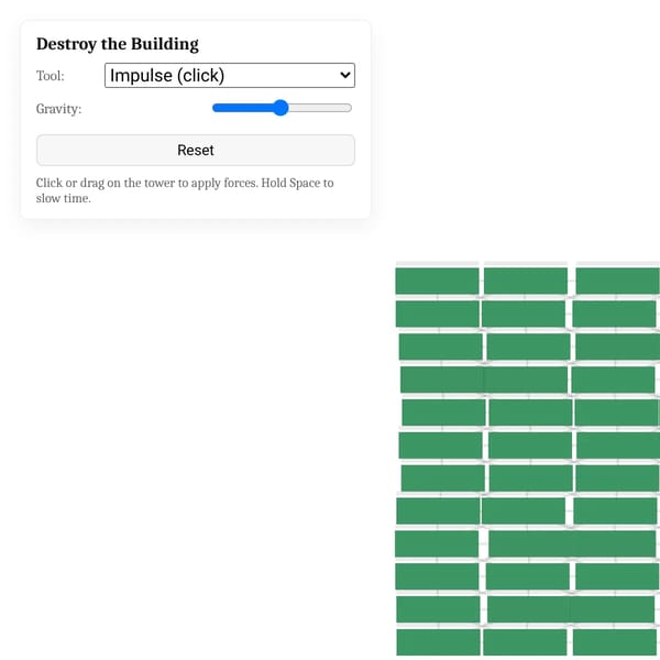 Destroy the Building — Custom Physics & Destruction Engine