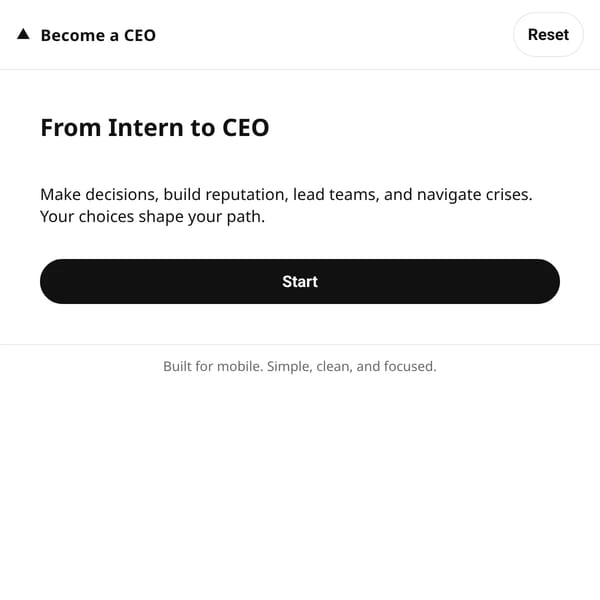 Become a CEO