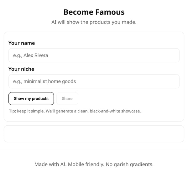 Just be famous v1