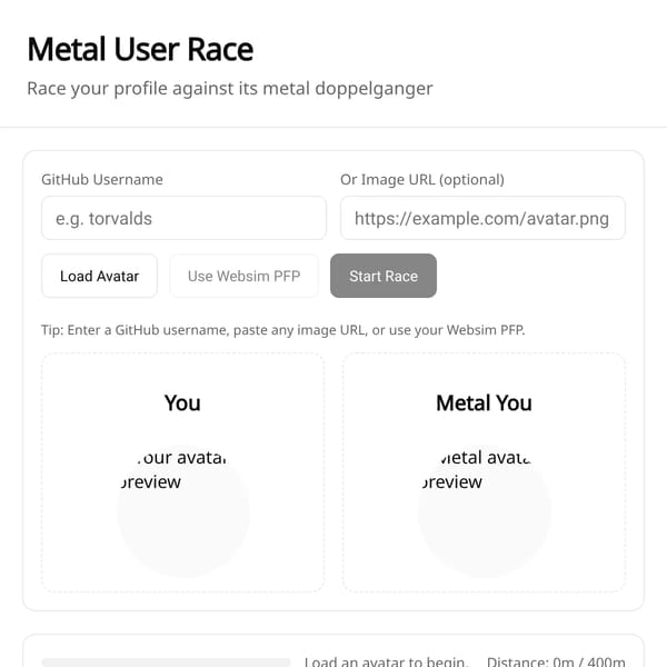 Metal User Race