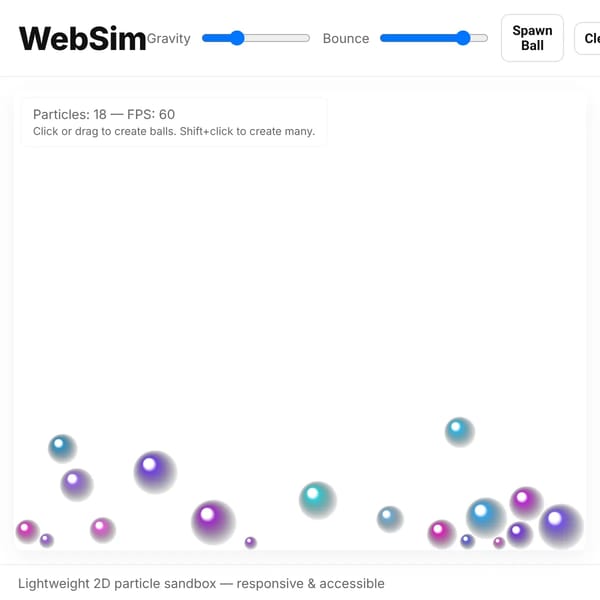 websim has died