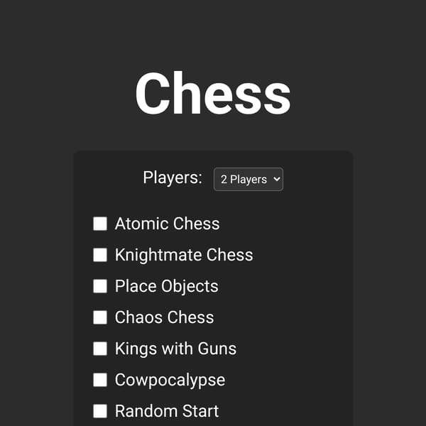 Chess but not normal