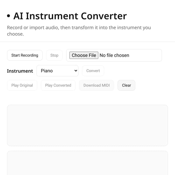 AI Instrument Converter