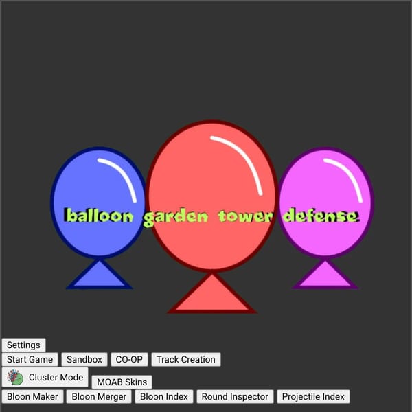 Bloons Garden Tower Defense