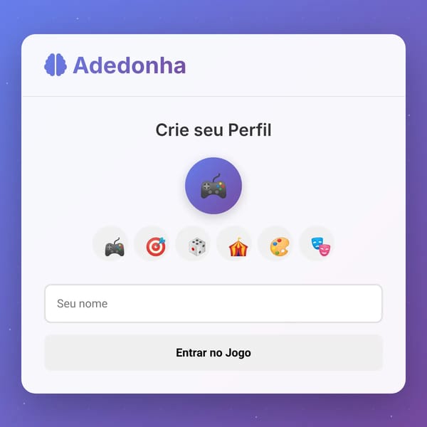 Adedonha - Jogo da Adivinhação