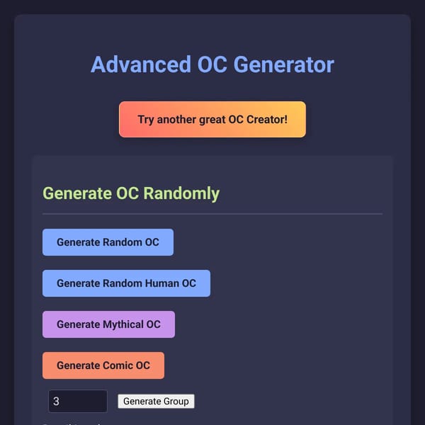 Detailed OC Generator