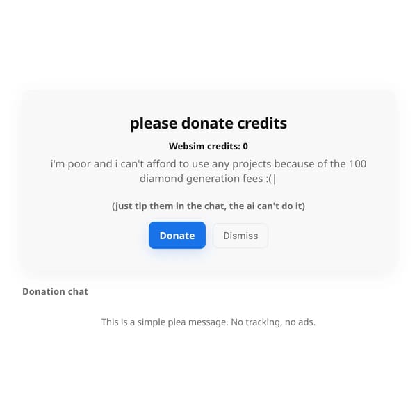 please help and donate credits
