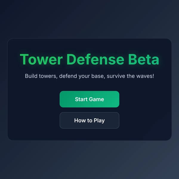 Tower Defense Beta