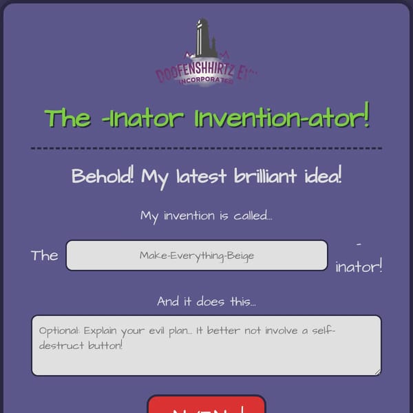 Doofenshmirtz's Inator Invention-ator