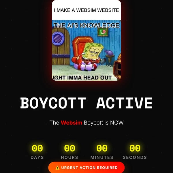 OCTOBER 5TH WEBSIM BOYCOTT -- STOP WEBSIM'S REIGN ON IT'S WEBSITE