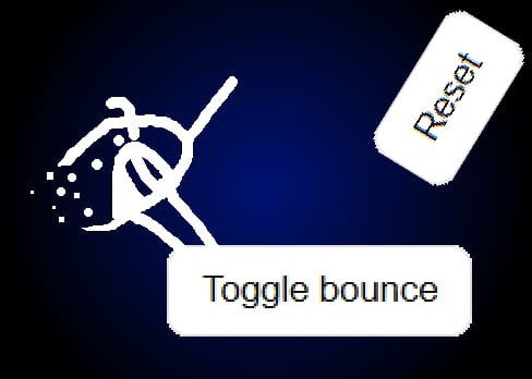 drag, bounce, and explode bob