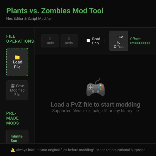 Plants vs. Zombies Mod Tool